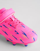 Gotta Bolt Kids Soccer Cleats in Neon Pink