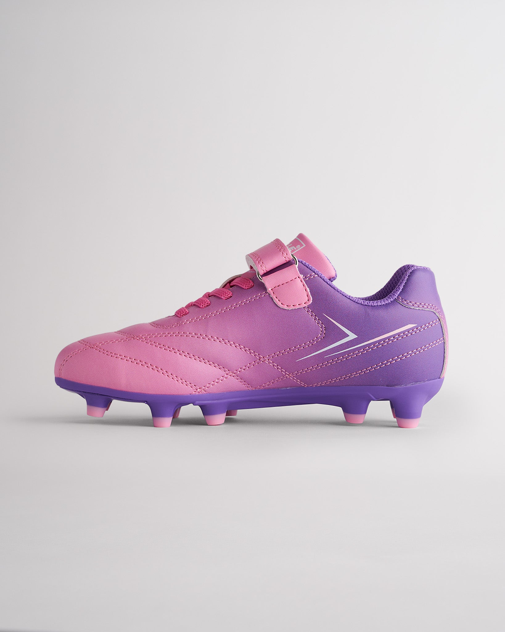 Kids Unisex Field Soccer Cleats in Violet Blush