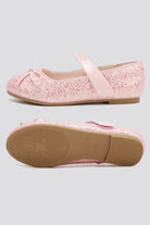 Girls Classic Mary Janes pink side view