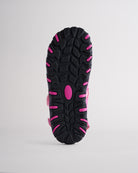 High-traction rubber outsole on kids sandal designed for grip and durability