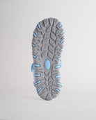 High-traction rubber outsole on kids sandal designed for grip and durability