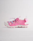Kids sandals with secure strap closure, breathable design, and rugged outsole for outdoor activities