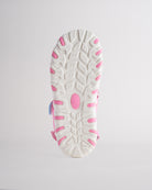 High-traction rubber outsole on kids sandal designed for grip and durability
