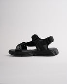 Kids sport sandals with hook-and-loop straps and durable grippy outsole