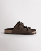Kids Casual Slip on Sandal in Chocolate