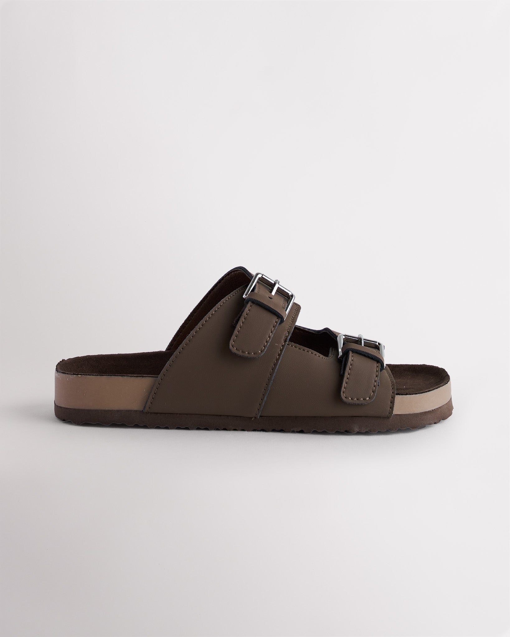 Kids Casual Slip on Sandal in Chocolate