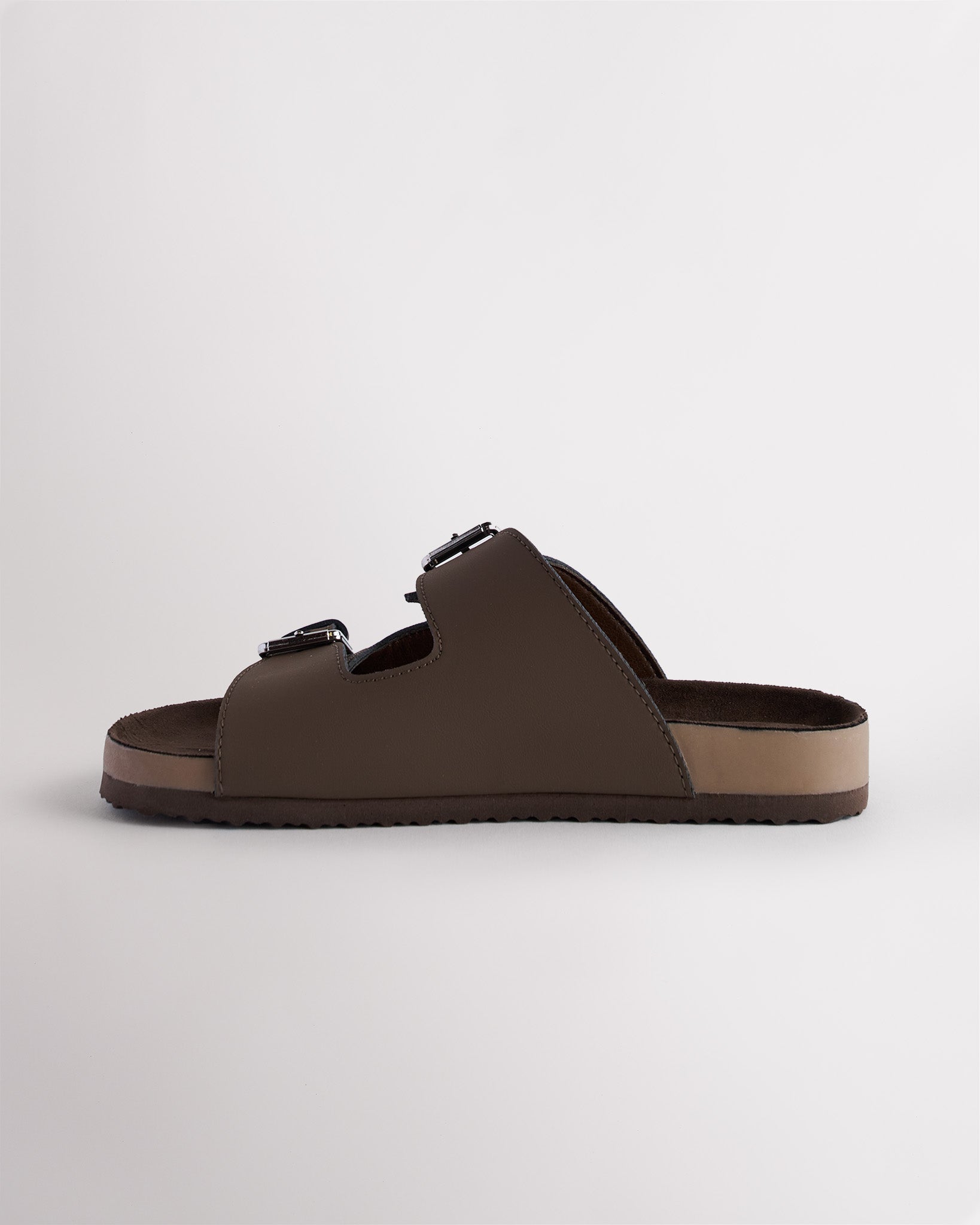 Kids Casual Slip on Sandal in Chocolate