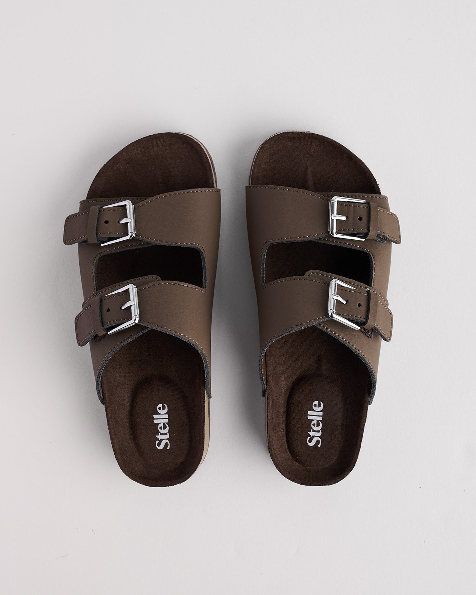 Kids Casual Slip on Sandal in Chocolate
