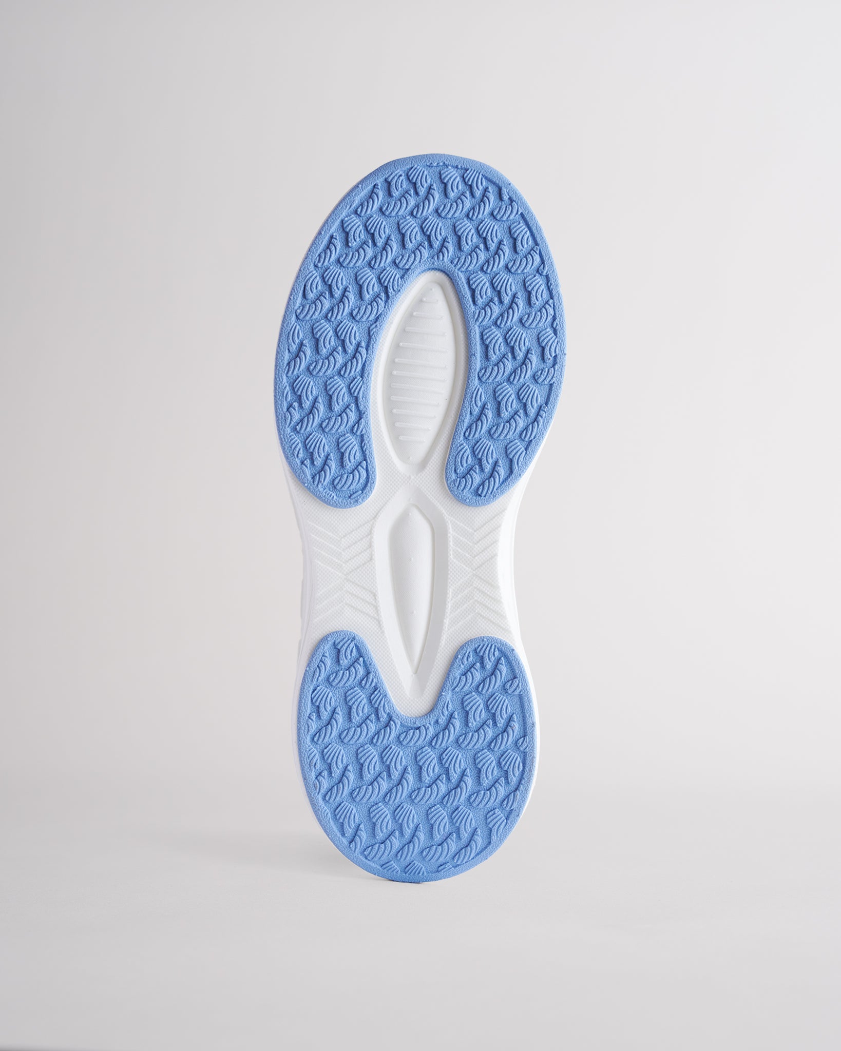 Kids Ocean Ombre lace-up running sneakers with cushioned white sole