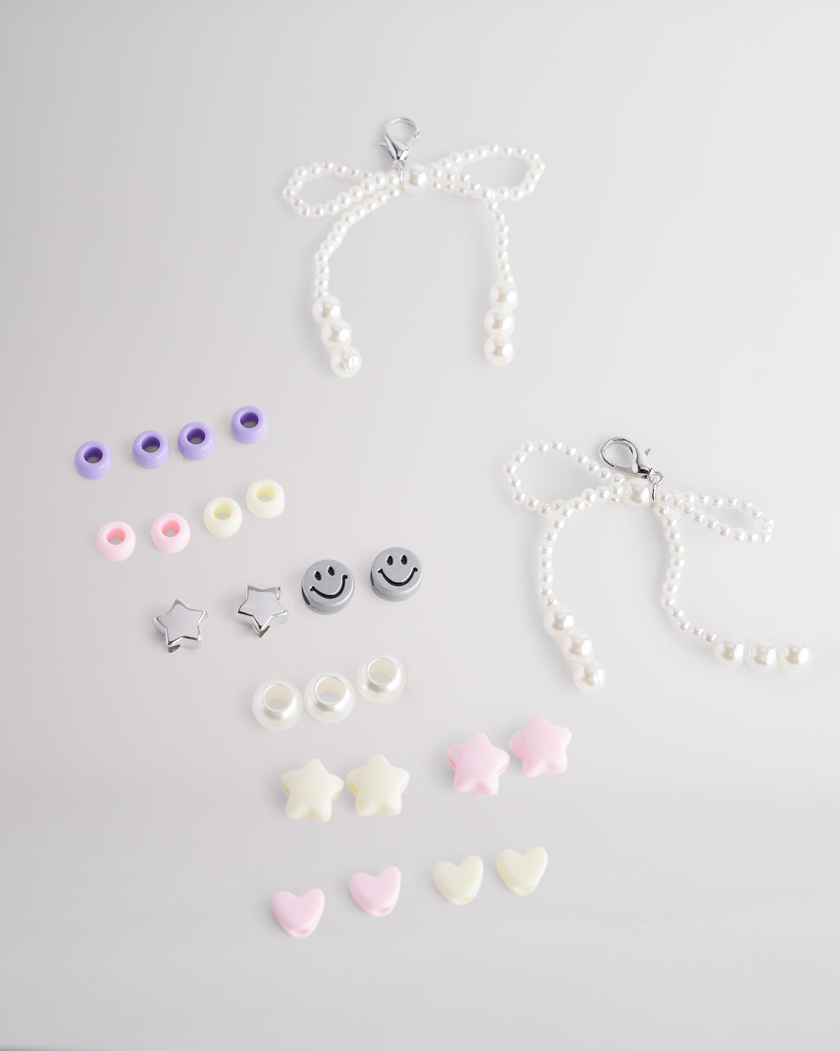 colorful lace charms