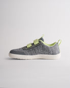 Lightweight kids barefoot shoes with adjustable hook-and-loop straps and flexible sole