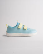 Seafoam Pop kids barefoot shoes with dual straps and wide toe box for natural movement