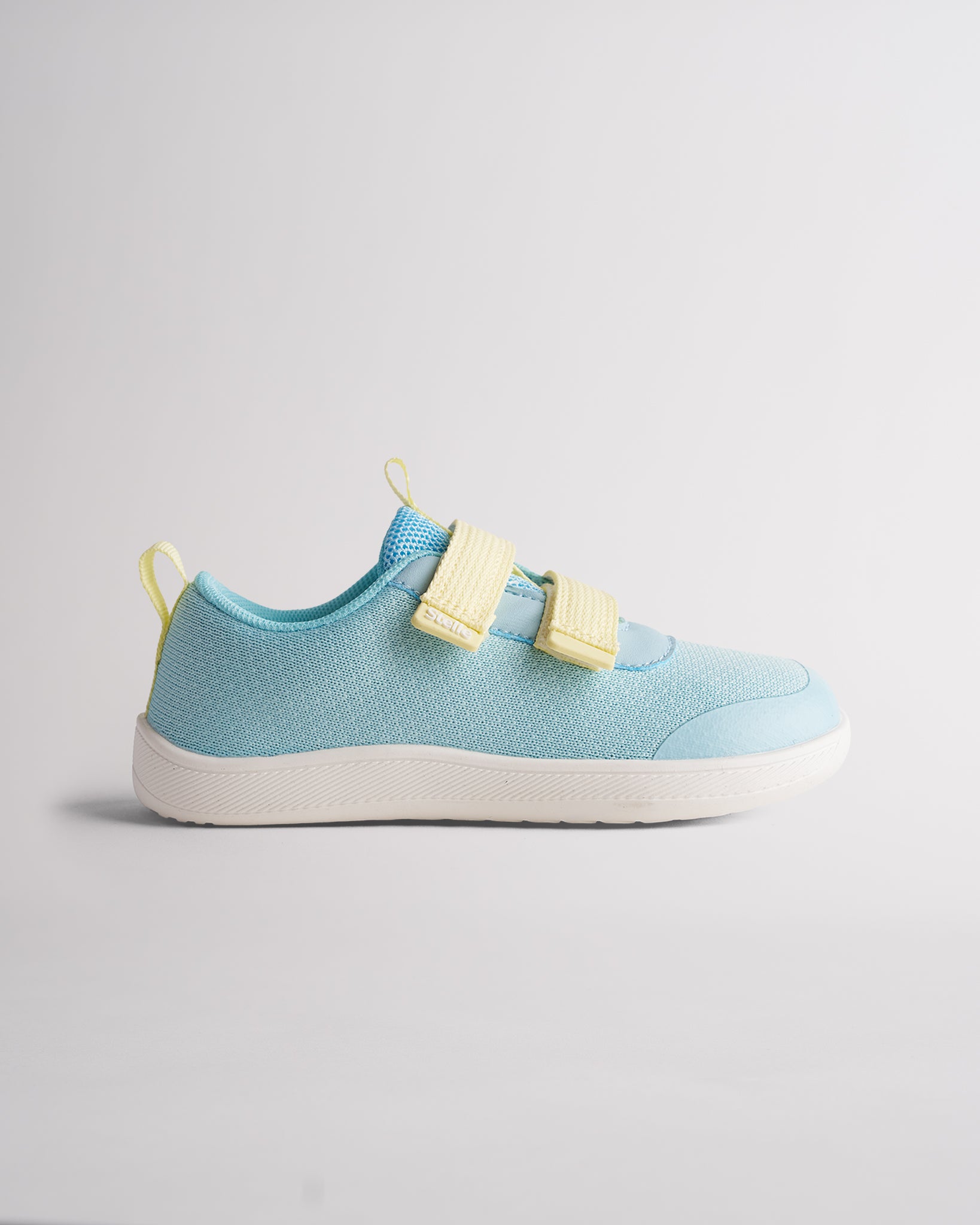 Seafoam Pop kids barefoot shoes with dual straps and wide toe box for natural movement