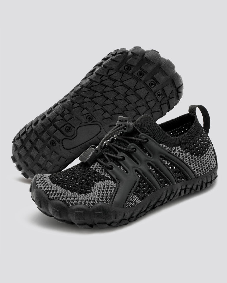 Black Water Shoes with Adjustable Laces