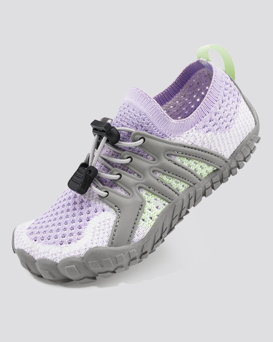 Light Purple Water Shoes with Adjustable Laces