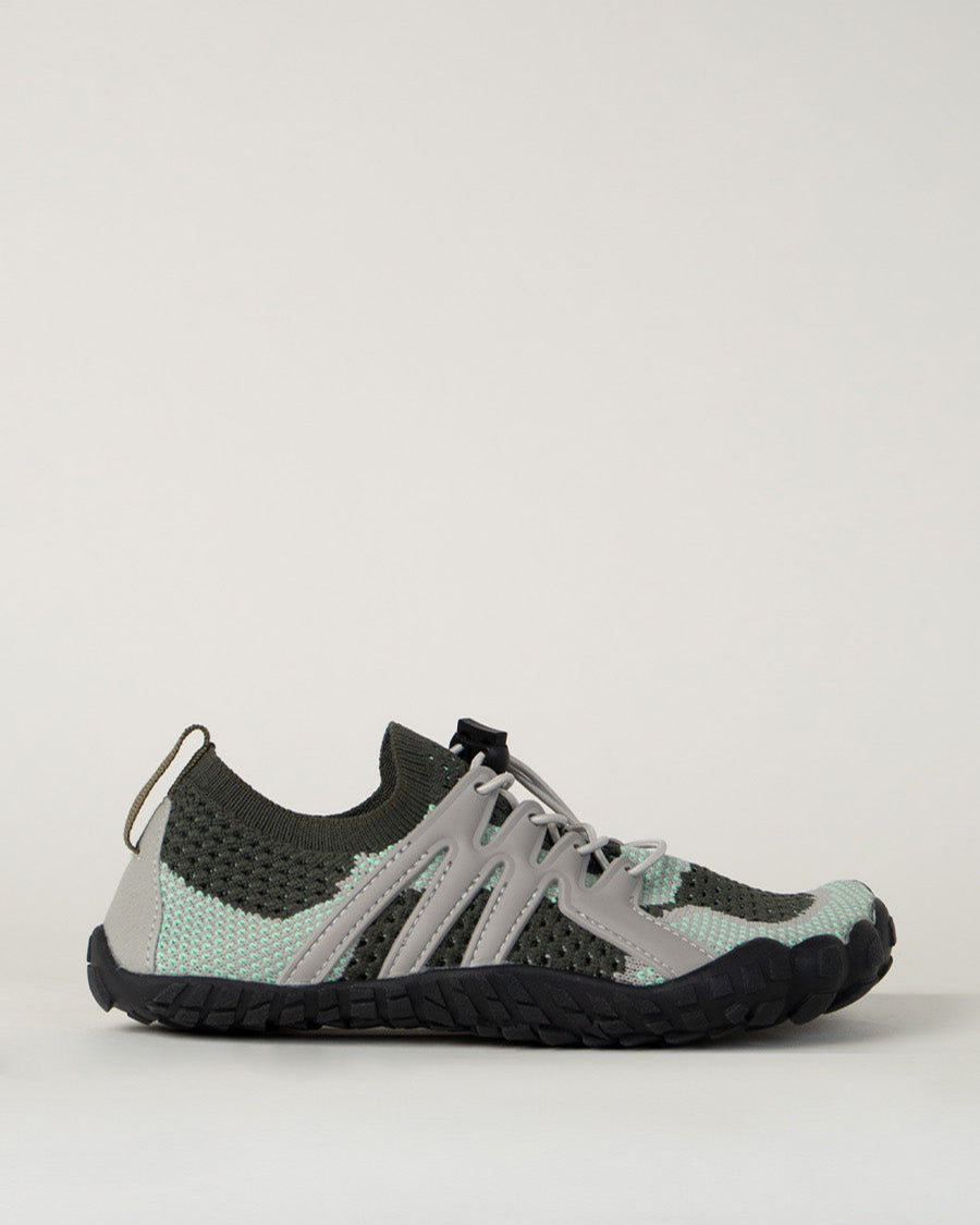 Grey Adults Water Shoes with Adjustable Laces - View 1