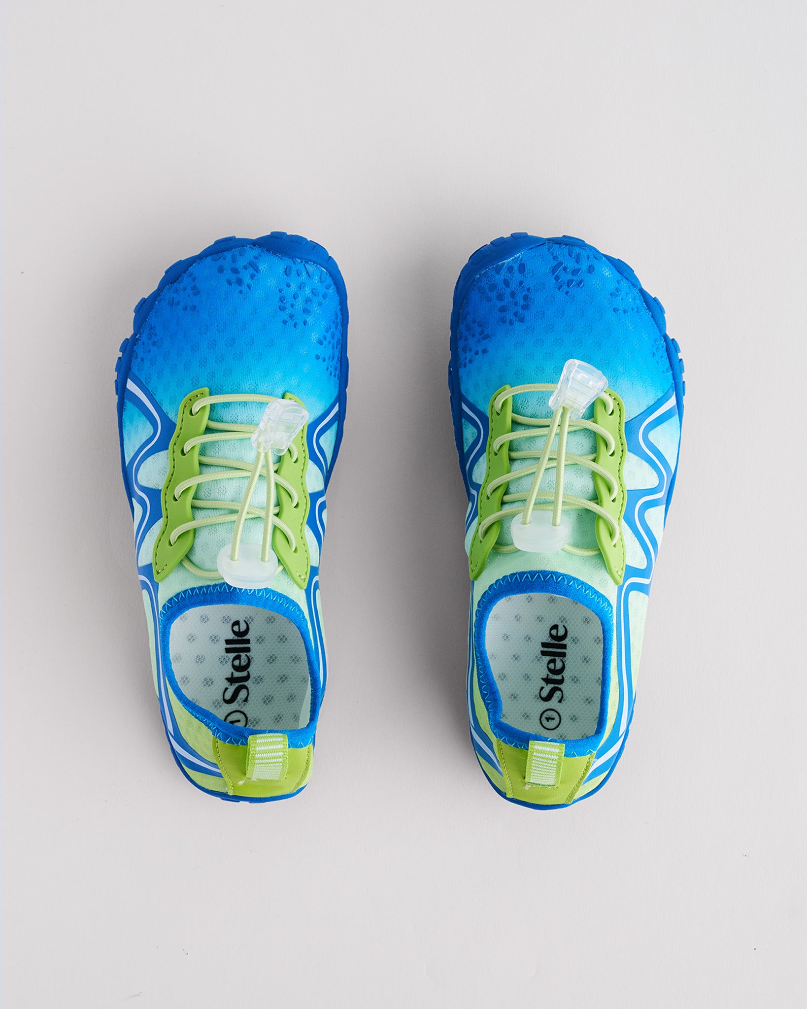Kids StelleMesh Lace Free Toe Water Shoes in Lume Lagoon