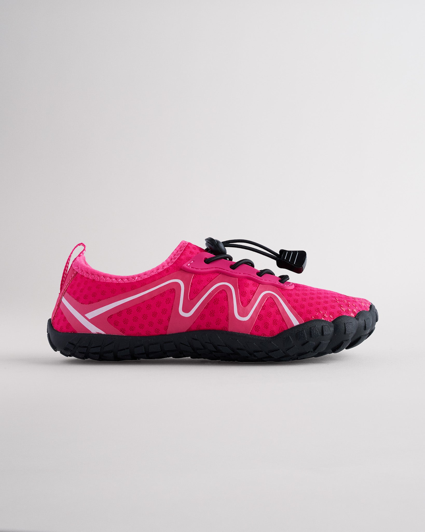 Kids StelleMesh Lace Free Toe Water Shoes in Raspberry