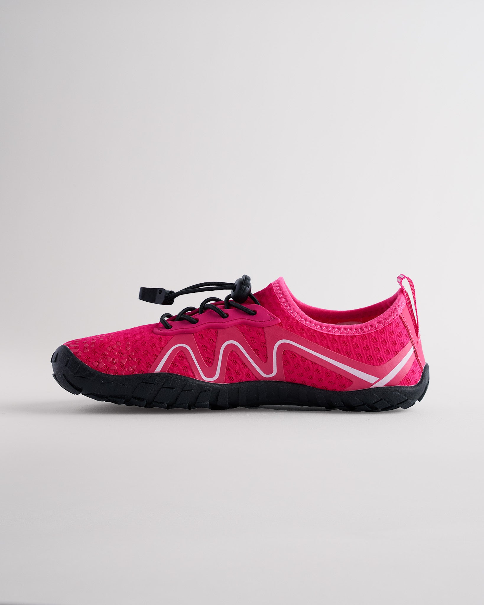 Kids StelleMesh Lace Free Toe Water Shoes in Raspberry