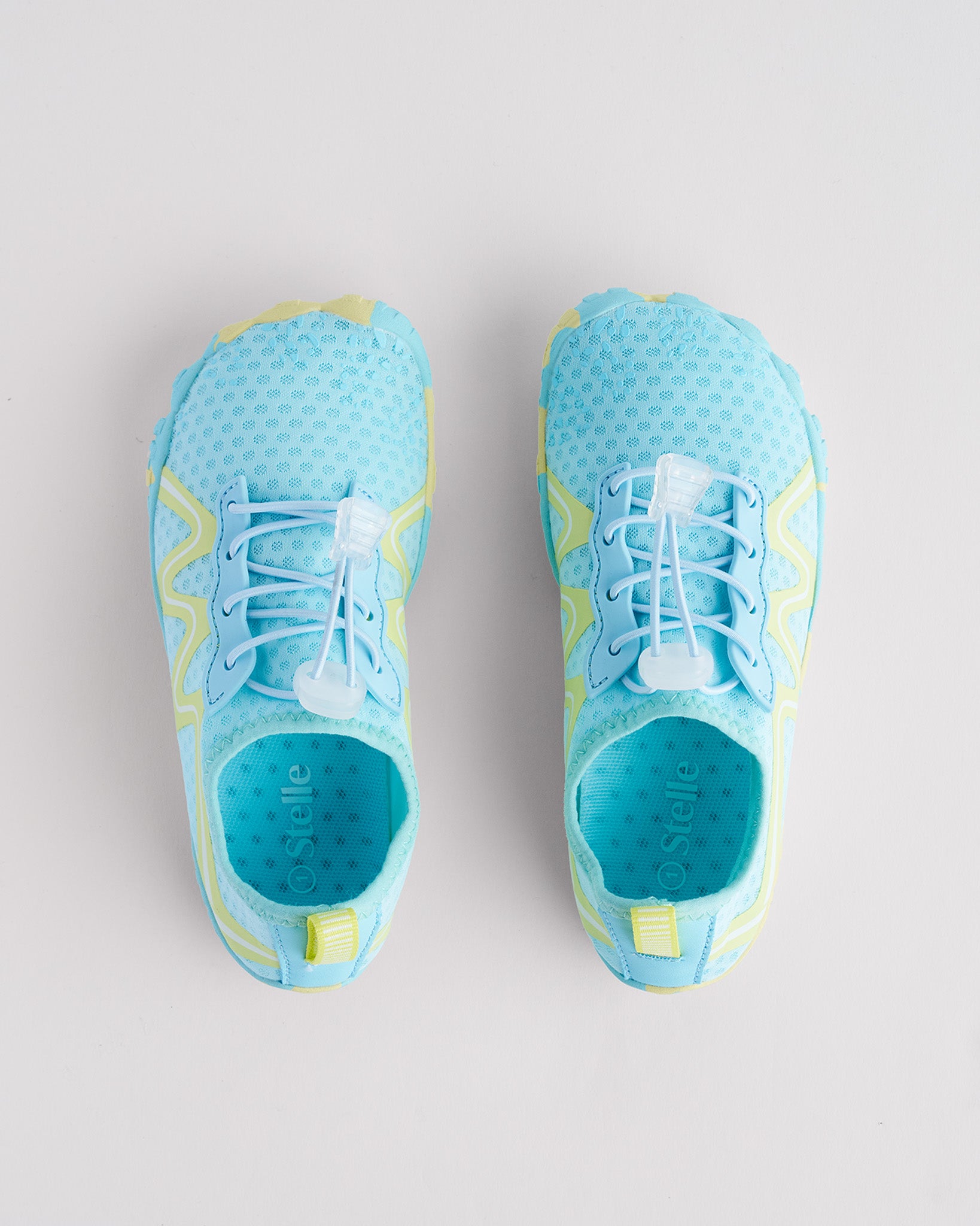 Kids StelleMesh Lace Free Toe Water Shoes in Seafoam Pop