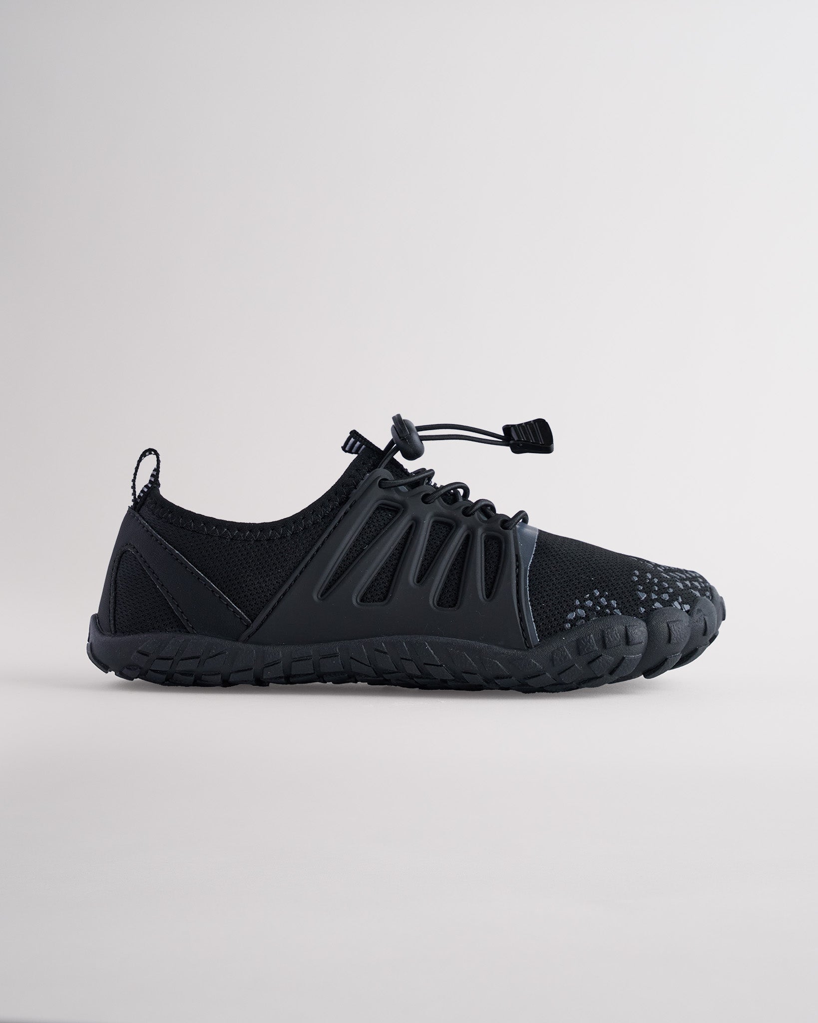 Kids Mesh TPU Drawstring Water Shoes in Black