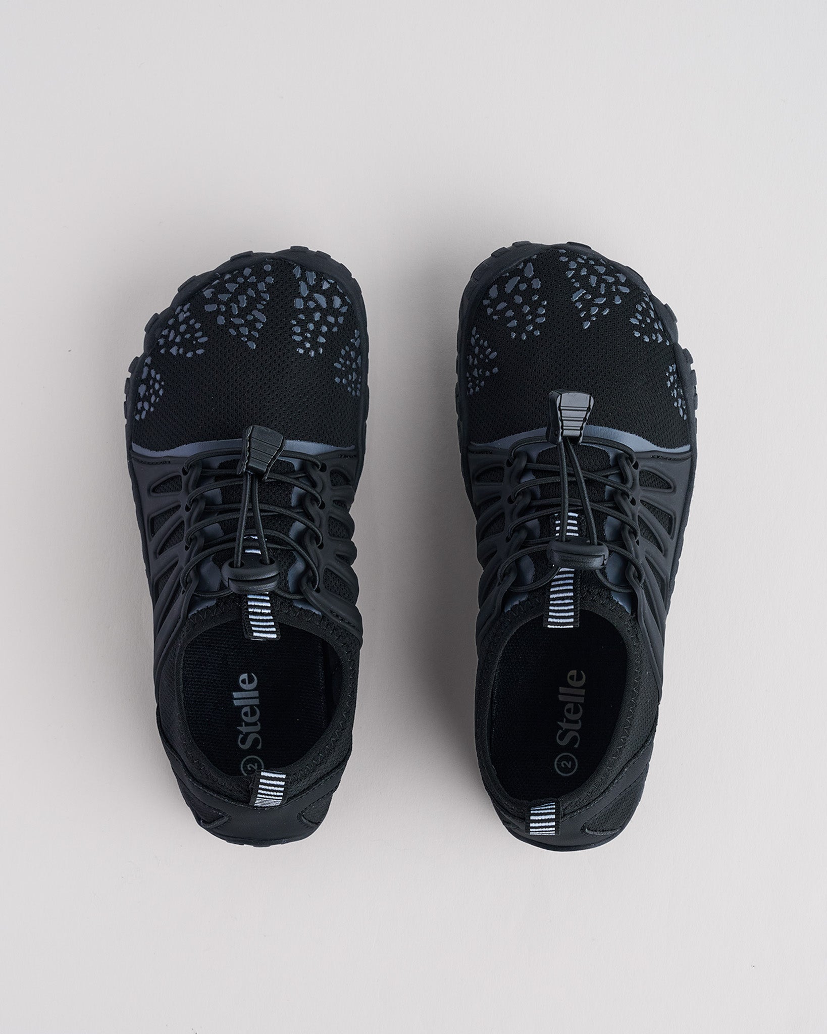 Kids Mesh TPU Drawstring Water Shoes in Black