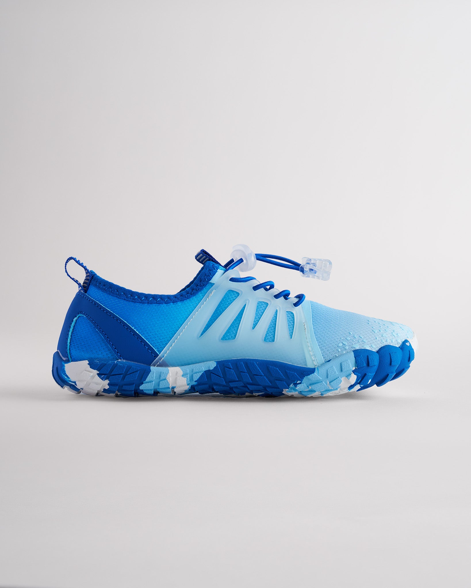 Kids Mesh TPU Drawstring Water Shoes in Blue Ombre