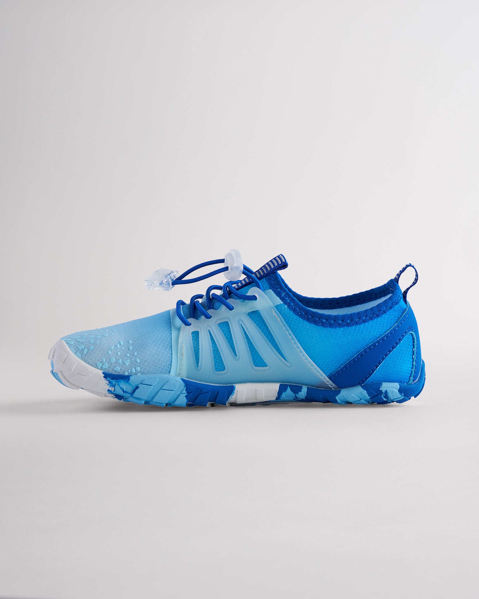 Kids Mesh TPU Drawstring Water Shoes in Blue Ombre