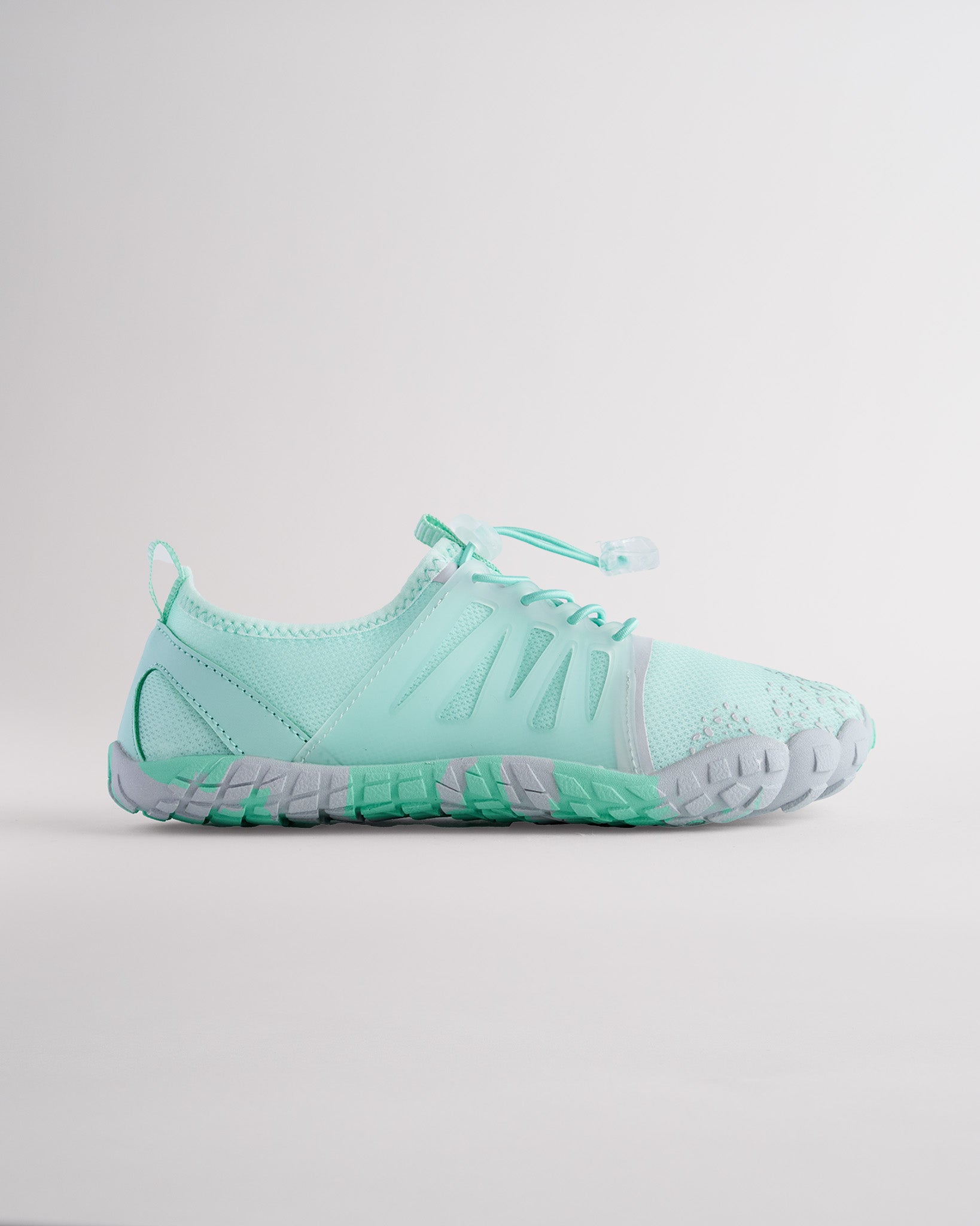 Kids Mesh TPU Drawstring Water Shoes in Mint Green
