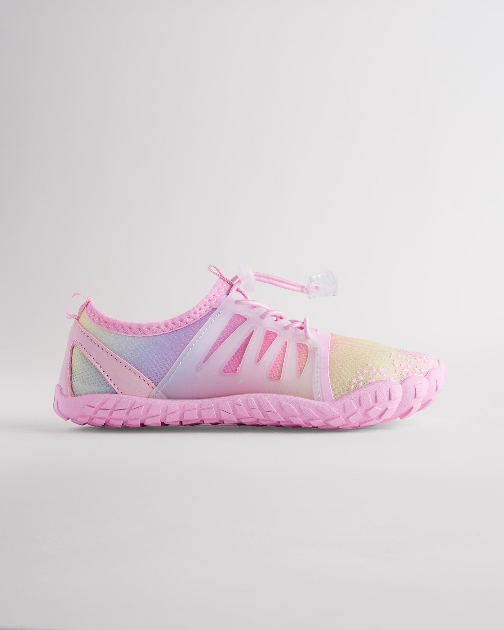 Kids Mesh TPU Drawstring Water Shoes in Rainbow
