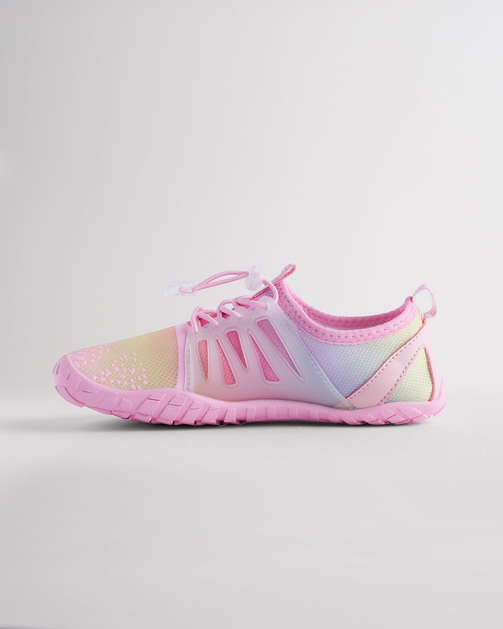 Kids Mesh TPU Drawstring Water Shoes in Rainbow