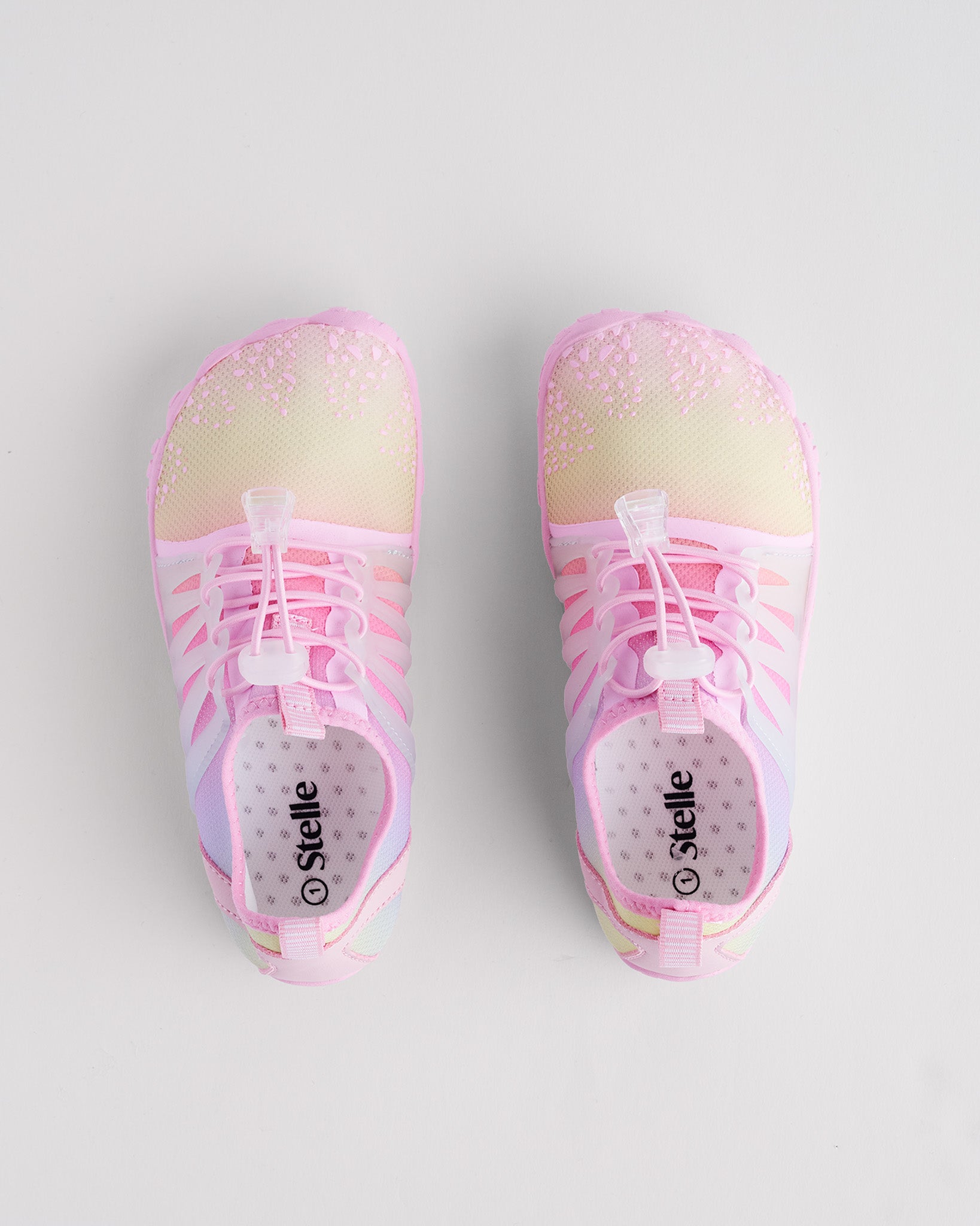 Kids Mesh TPU Drawstring Water Shoes in Rainbow