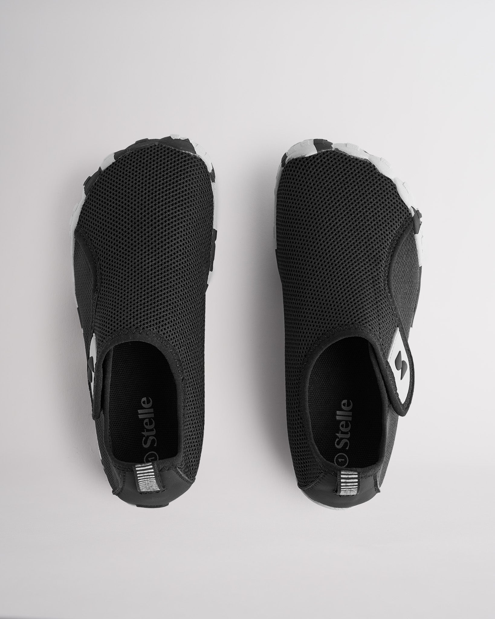 Kids StelleMesh Slip-On Free Toe Water Shoes in Black