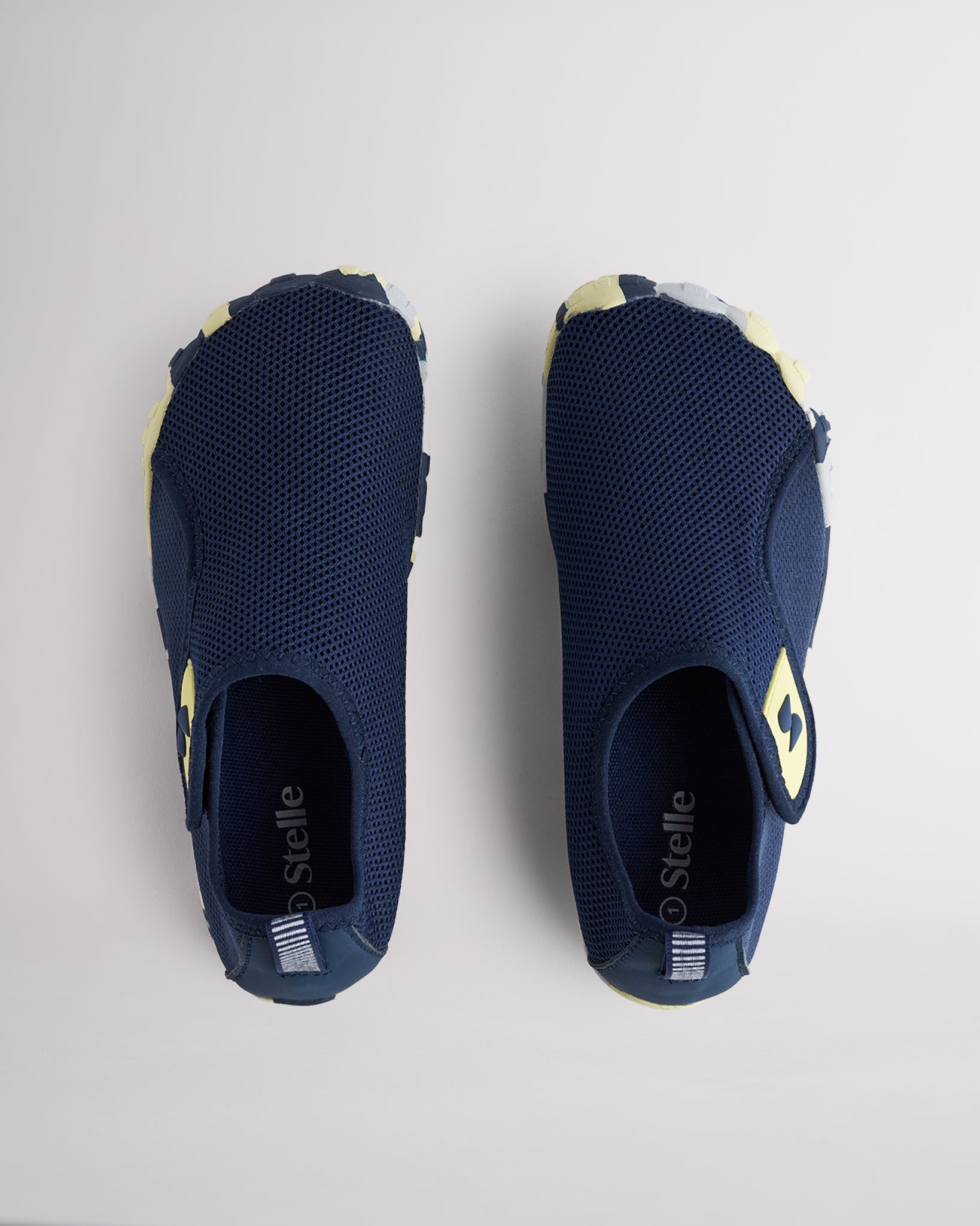 Kids StelleMesh Slip-On Free Toe Water Shoes in Navy