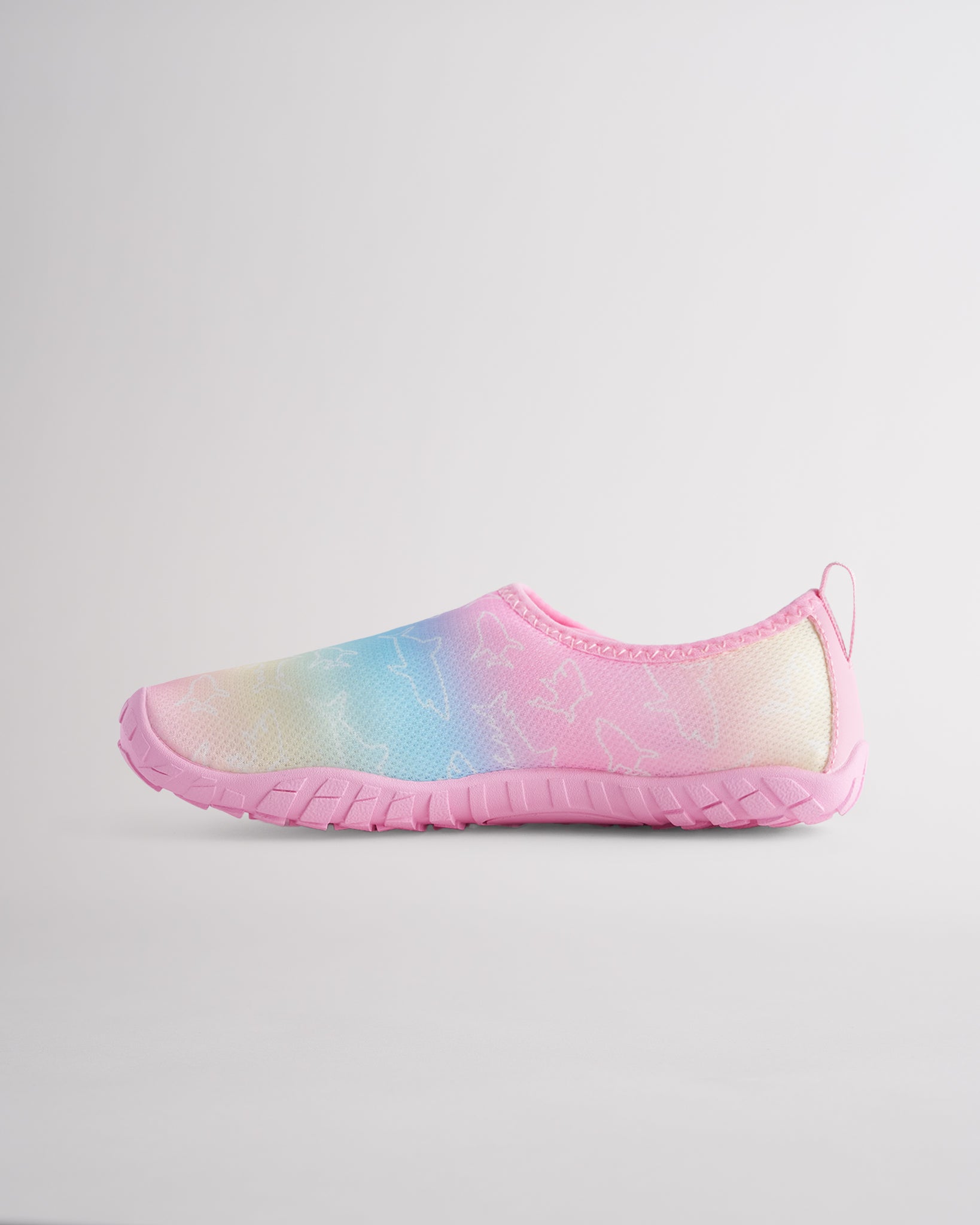 Kids StelleMesh Slip-On Free Toe Water Shoes in Rainbow