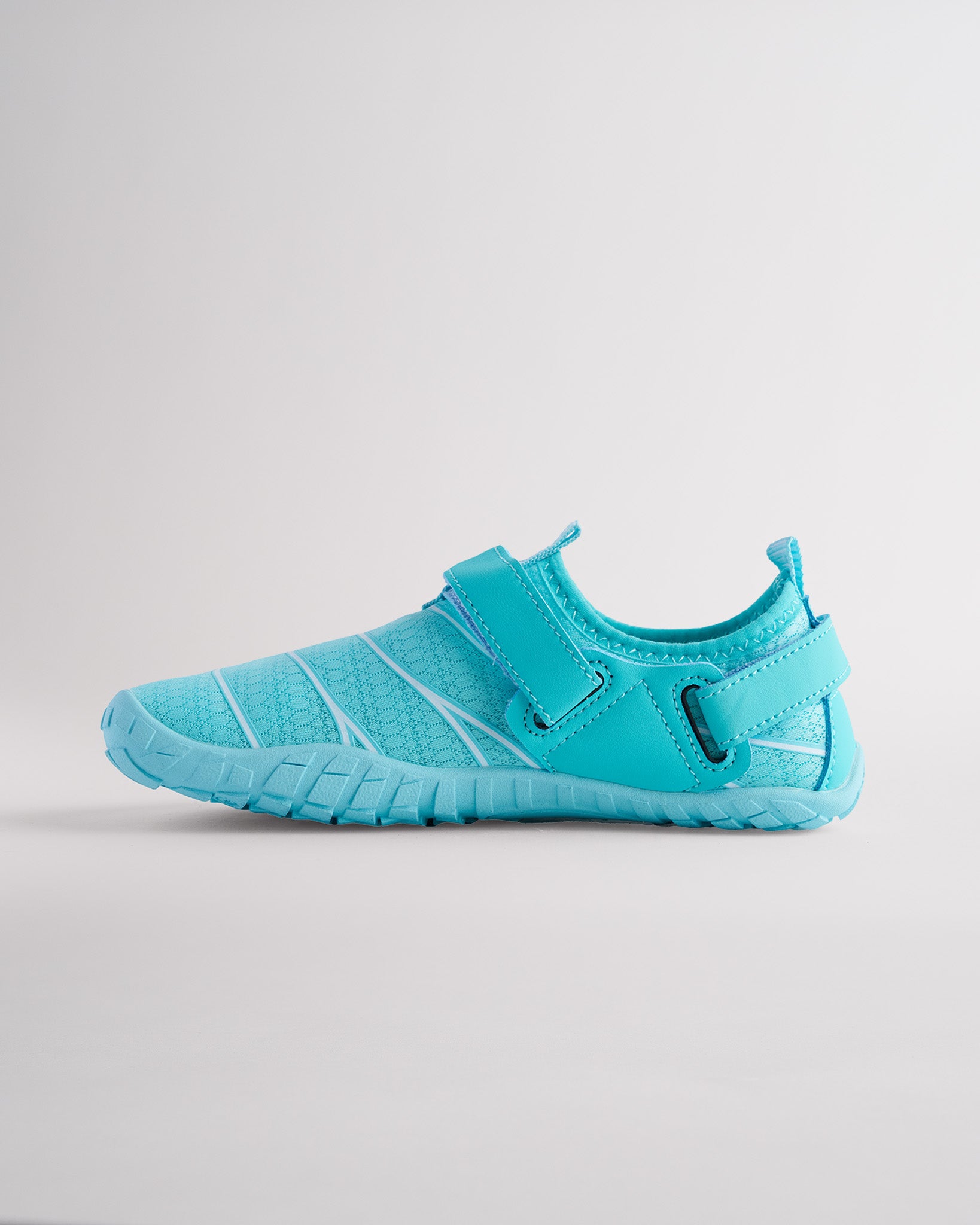 Kids StelleMesh Free Toe Water Shoes with Dual Straps in Aqua