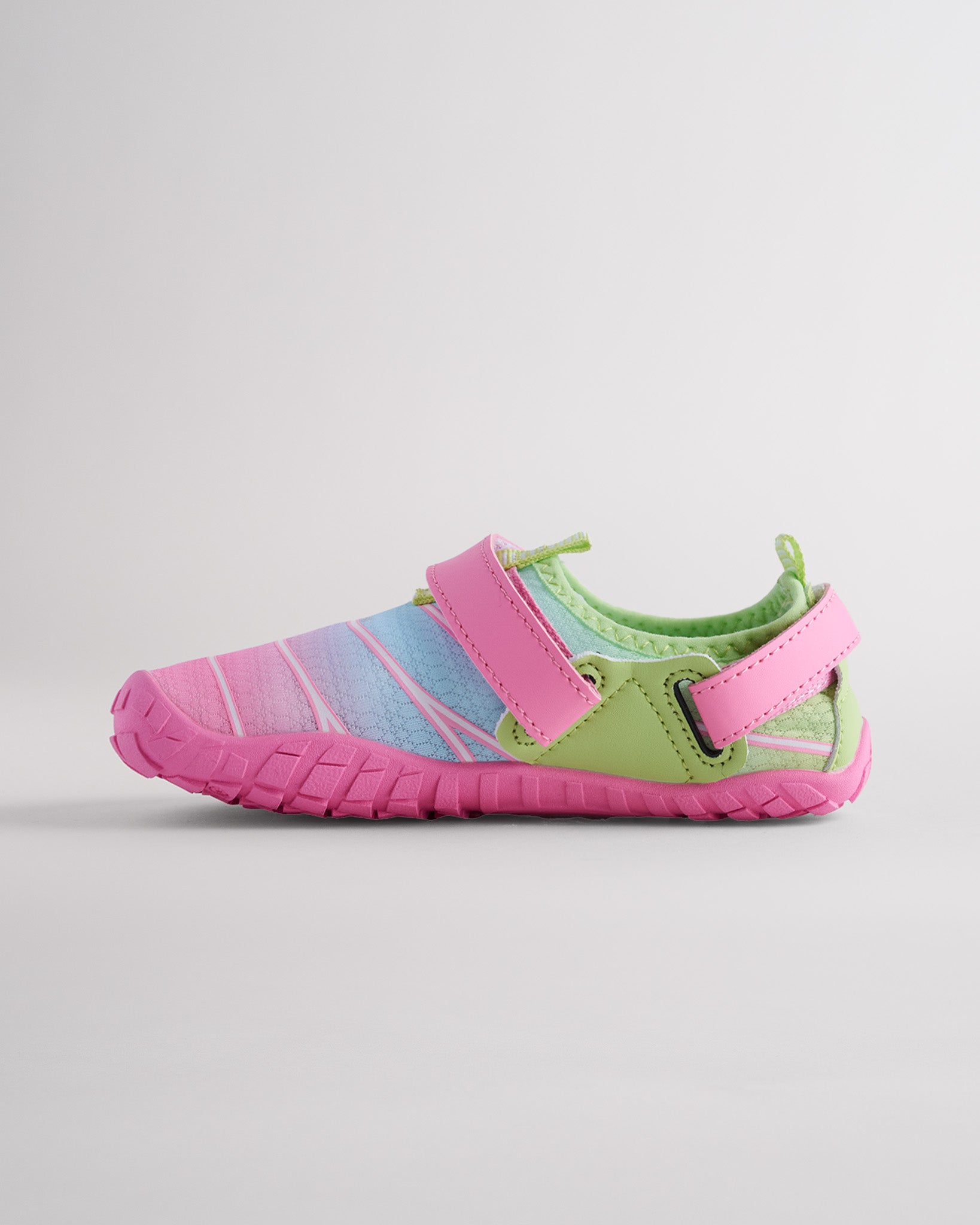Kids StelleMesh Free Toe Water Shoes with Dual Straps in Grava Dream