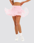 Ballet Pink Layered Tennis Skort