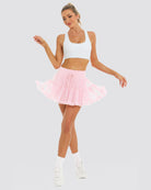 Ballet Pink Layered Tennis Skort