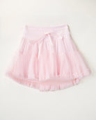 Ballet Pink Layered Tennis Skort
