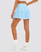Light Blue Layered Tennis Skort