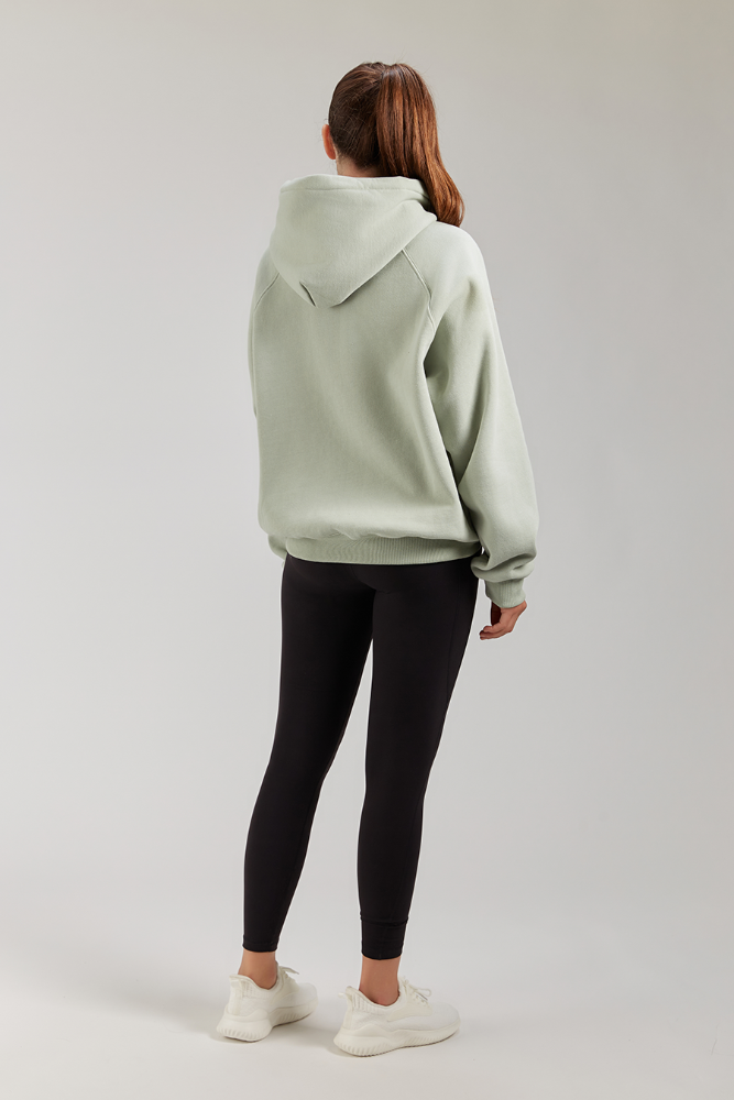 hoodie back hoodie Mint Green 