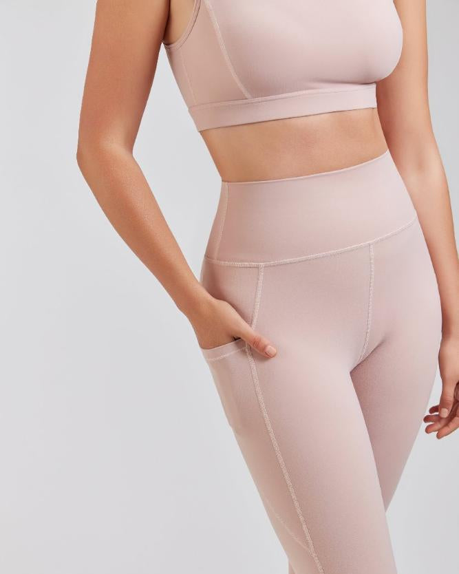 Rose Clay SoftLuxe Yoga Pants with Pockets