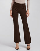Coffee Women Business Casual Work Pants  | Bootcut