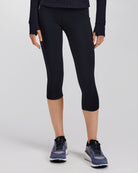 Black DreamComfort Capri Yoga leggings