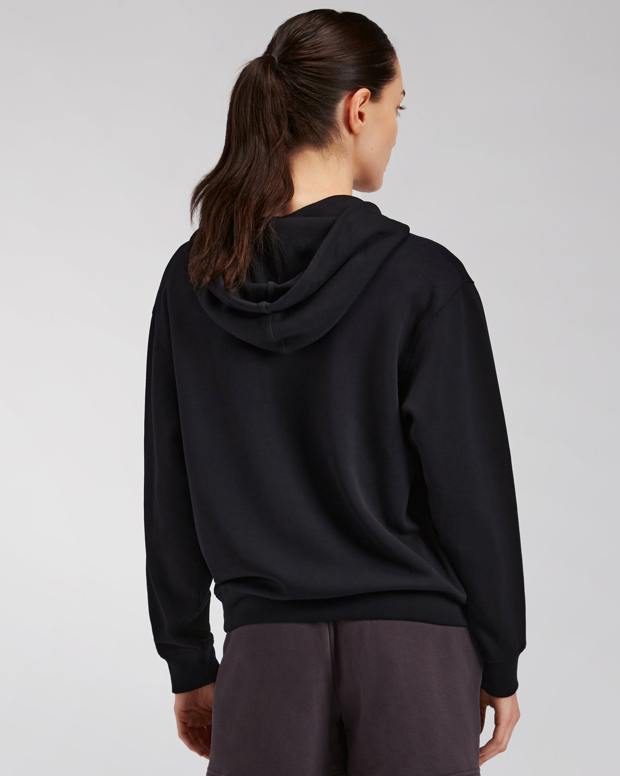 Black Fit Flex Athletic Hoodie