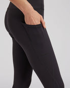 Charcoal DreamComfort Capri Yoga leggings