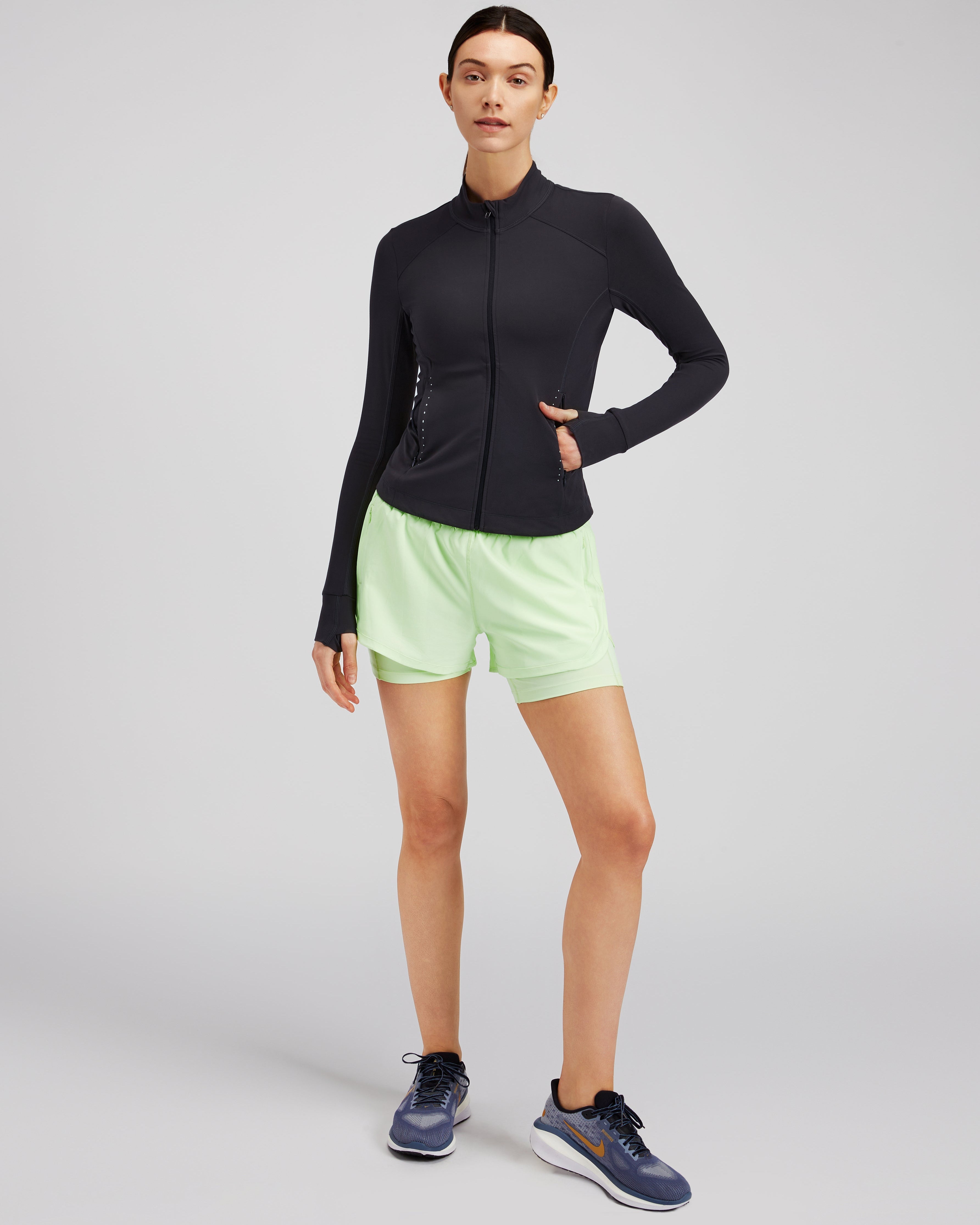 Neon Yellow Running Shorts | Womens Athletic Shorts | Stelle
