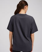 Charcoal Women Cotton Oversized T-Shirt