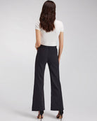 Charcoal Women Classic Dress Pant | Wide 31''